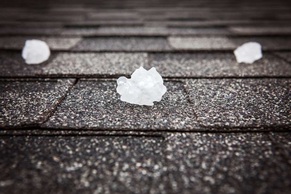 Hail,on,roof,after,hailstorm